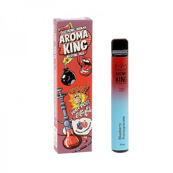 Aroma King Einweg E-Zigarette - Blueberry Pomegranate - Nikotinfrei