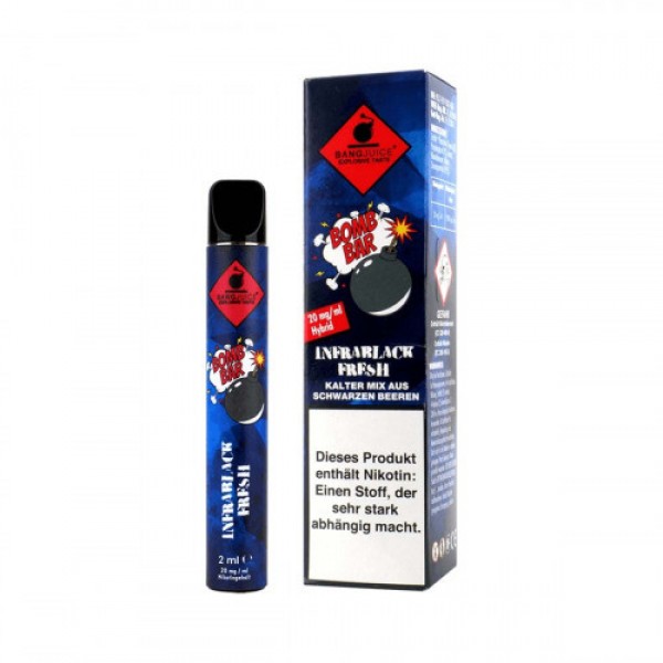 BangJuice - Bomb Bar Einweg E-Zigarette - InfraBlack