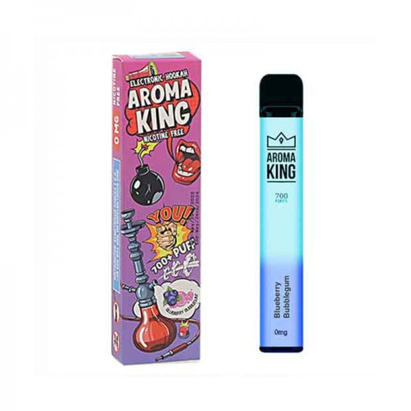 Aroma King Einweg E-Zigarette - Blueberry Bubble gum - Nikotinfrei