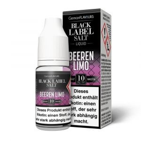Black Label - Beeren Limo - Nikotinsalz E-Liquid