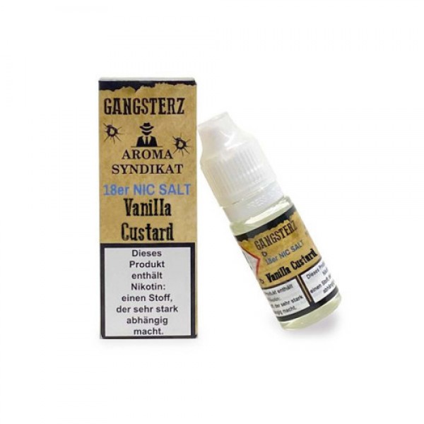 Gangsterz - Vanilla Custard - Nikotinsalz Liquid