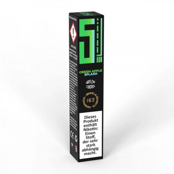 5 EL Einweg E-Zigarette - Green Apple Splash