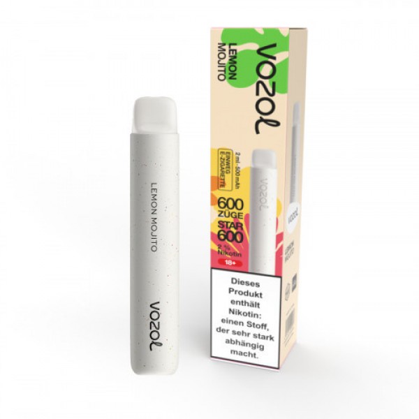 Vozol Star 600 Einweg E-Zigarette - Lemon Mojito