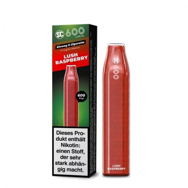 SC 600 Einweg E-Zigarette Üppige Himbeere