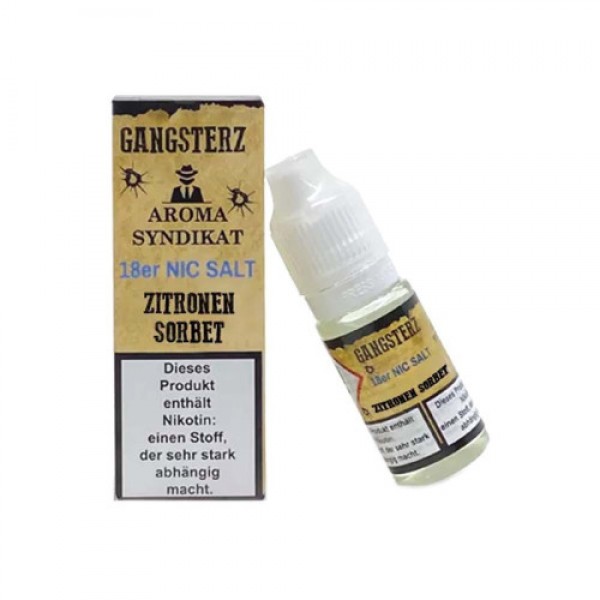 Gangsterz - Zitronen Sorbet - Nikotinsalz Liquid