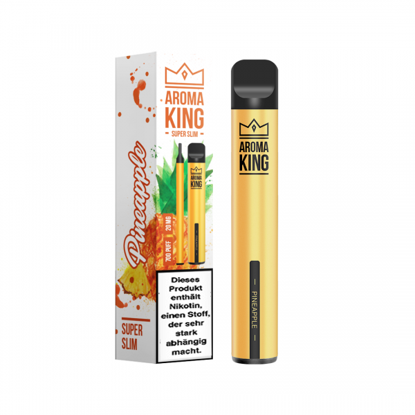 Aroma King  Superslim Einweg E-Zigarette - Pineapple