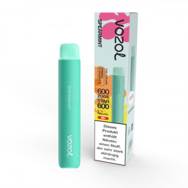Vozol Star 600 Einweg E-Zigarette - Spearmint