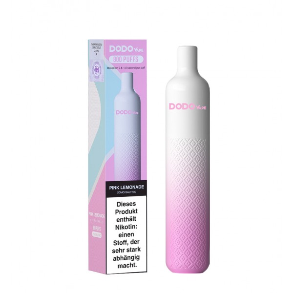 Dodo Vape 800 Einweg E-Zigarette - Pink lemonade