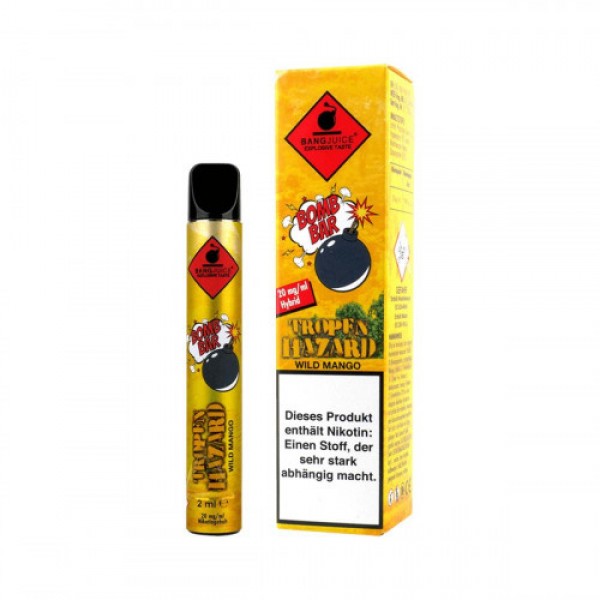 BangJuice - Bomb Bar Einweg E-Zigarette - Tropenhazard Wild Mango