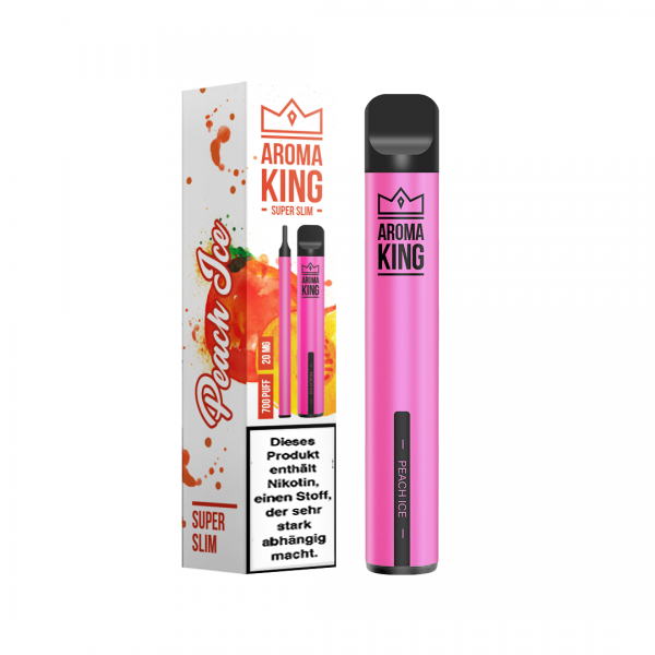 Aroma King  Superslim Einweg E-Zigarette - Peach Ice