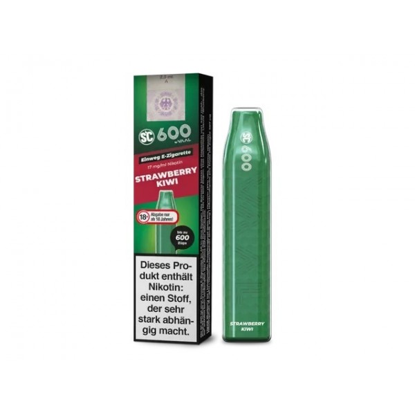 SC 600 Einweg E-Zigarette Strawberry Kiwi ( Nikotinfrei )