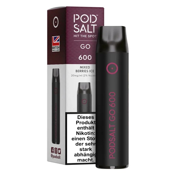 Pod Salt GO 600 Einweg - Gemischtes Beereneis
