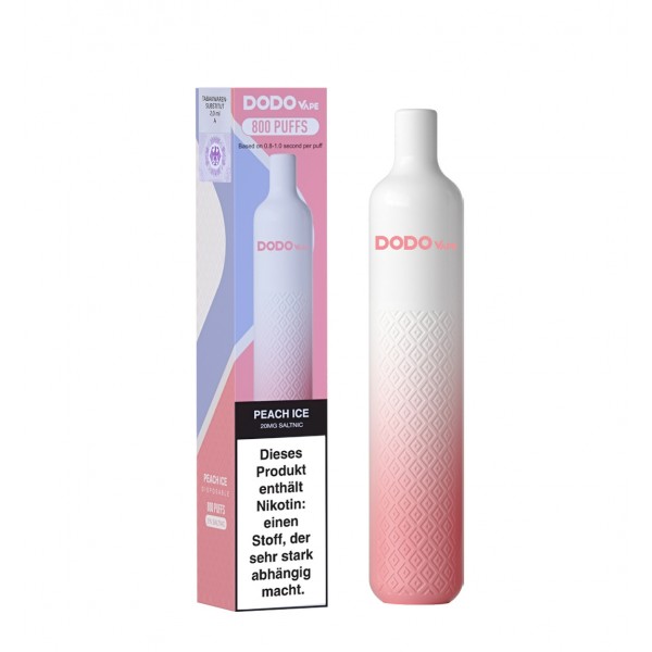 Dodo Vape 800 Einweg E-Zigarette - Peach ice