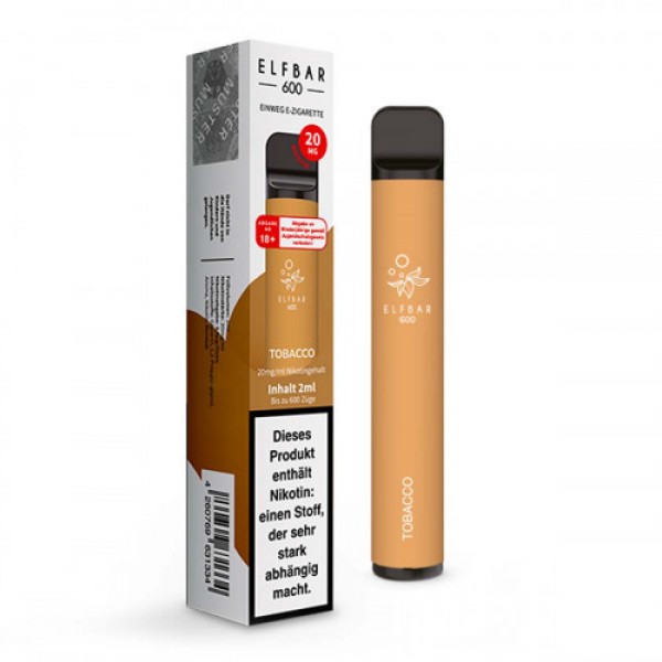 Elf Bar Einweg E-Zigarette - Tobacco - (Child Lock Edition)