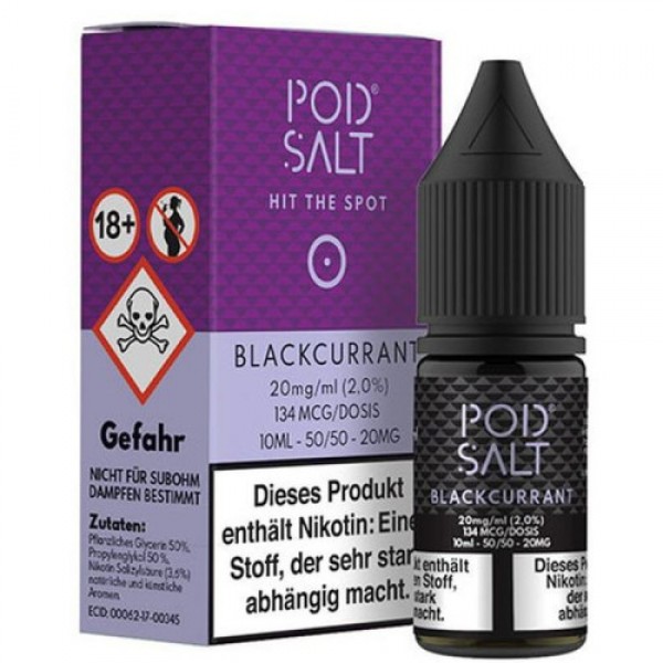 Pod Salt - Blackcurrant - Nikotinsalz