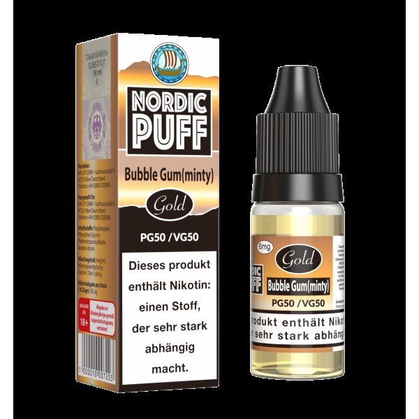 Nordic Puff Gold - Bubble Gum (minty)