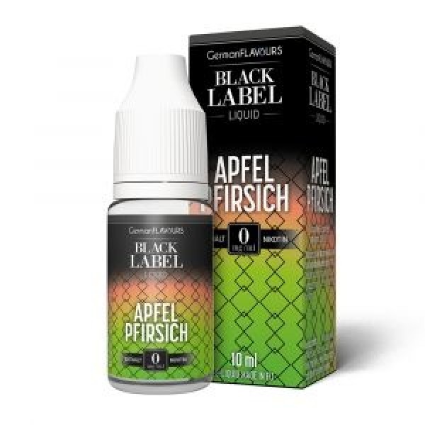 Black Label - Apfel Pfirsich - E-Liquid - 10ml