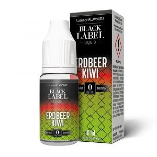 Black Label - Erdbeer Kiwi - E-Liquid - 10ml