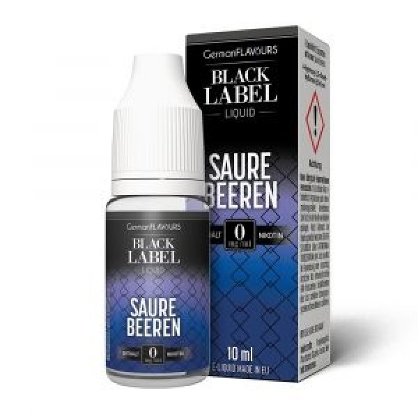 Black Label - Saure Beeren - E-Liquid - 10ml