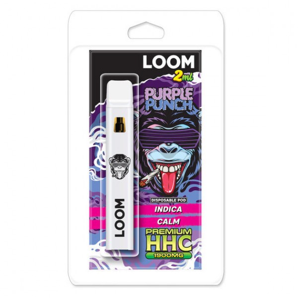 LOOM HHC Disposable Vape pen - Purple Punch - 2ml