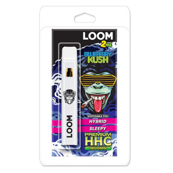 LOOM HHC Disposable Vape pen - Blueberry Kush - 2ml