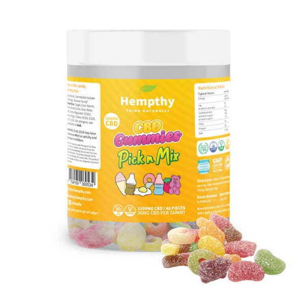 Hemphy CBD Gummies Pick n Mix - 40 Stk