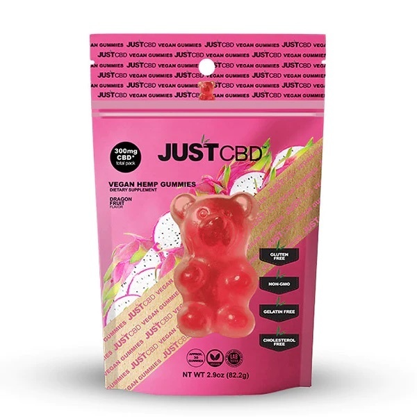 Just CBD Gummies Beutel - Bären-Drachenfrucht - 82,2 g