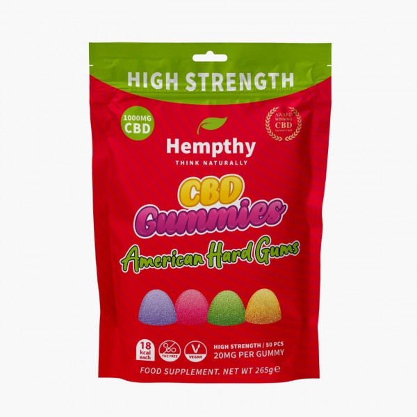 Hemphy CBD Gummies Hochfest - American Hard Gums - 50St