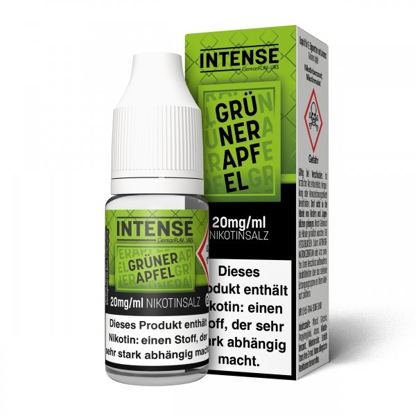 Intense - Grüner Apfel - Nikotinsalz e-Liquid
