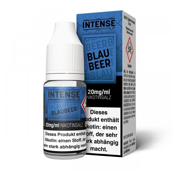 Intense - Blaubeer - Nikotinsalz e-Liquid