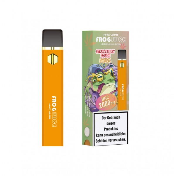 FROG JUICE HHC Disposable 2000mg - Strawberry Cough Sativa