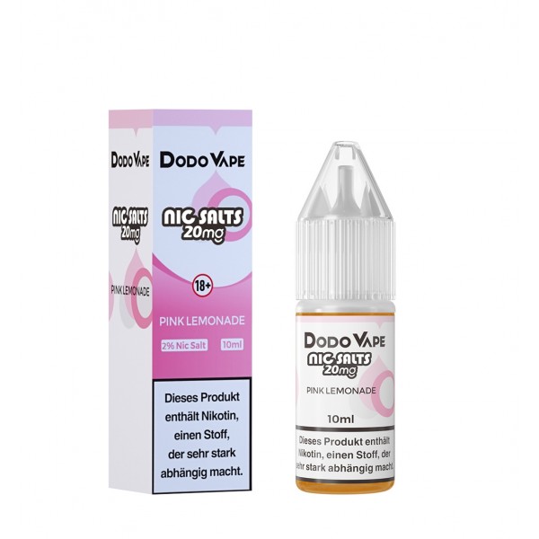 Dodo Vape - Pink Lemonade (Nic Salts)