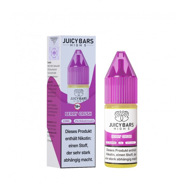 Juicy Bars High 5 Nic Salt - Berry Crush