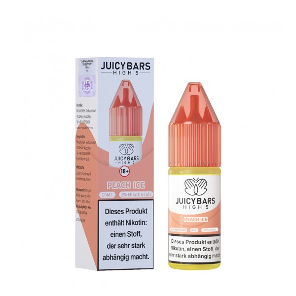 Juicy Bars High 5 Nic Salt - Peach Ice
