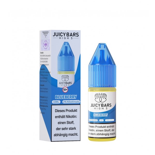 Juicy Bars High 5 Nic Salt - Blueberry